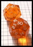 Dice : Dice - DM Collection - Armory Orange Transparent 1 - 30 - FA collection buy Dec 2010